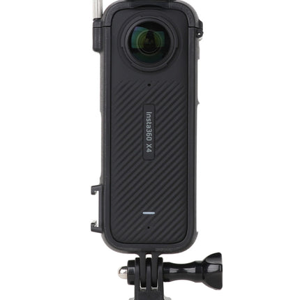 For Insta360 X4 Cold Shoe ABS Plastic Protective Frame with Adapter Mount & Screw, ABS Frame