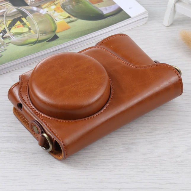 Full Body Camera PU Leather Case Bag with Strap for Samsung Galaxy Camera EK-GC100 / EK-GC110 / EK-GC200, For Samsung Galaxy Camera EK-GC200, For Samsung Galaxy Camera EK-GC100