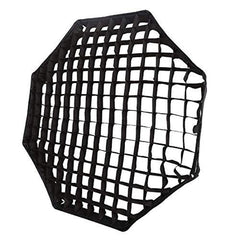 TRIOPO S55 Diameter 55cm Honeycomb Grid Octagon Softbox Reflector Diffuser for Studio Speedlite Flash Softbox, Diameter 55cm