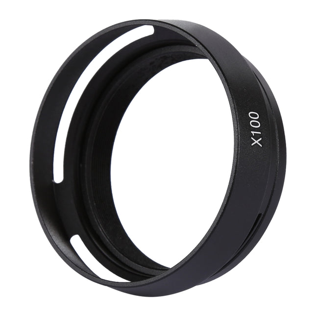 49mm Metal Vented Lens Hood for Fujifilm X100