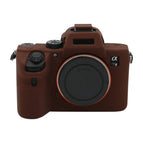For Sony A7 III / ILCE-7M3 / A7R III / Coffee