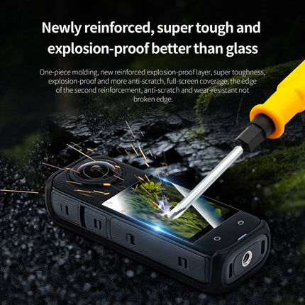 For Insta360 X4 STARTRC 2pcs HD Tempered Glass Film, For Insta360 X4