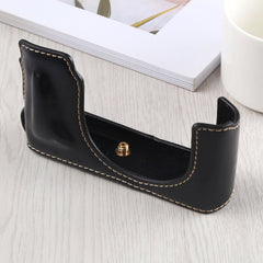 1/4 inch Thread PU Leather Camera Half Case Base for Leica DLUX TYP 109