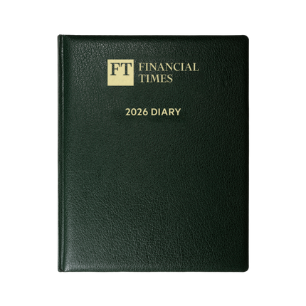 2026 Desk Diary - Week-to-View Planner- Green (DCG-26)