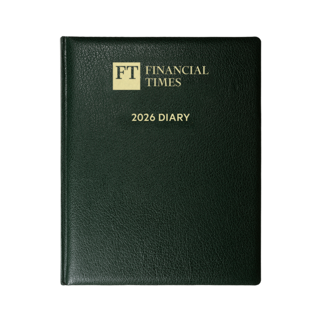 2026 Desk Diary - Week-to-View Planner- Green (DCG-26)