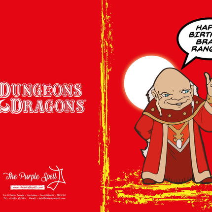 Dungeons and  Dragons Birthday Card | Happy Birthday Ranger | Retro Card