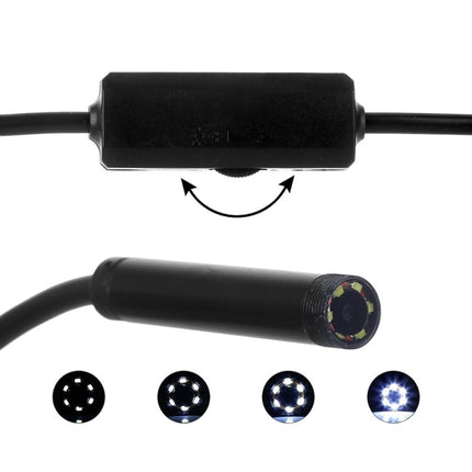 F99 HD Mobile Phone Endoscope, 8mm Waterproof Pipe Endoscope, Wifi Version, Flexible Cord, Length: 1m, Length: 1m