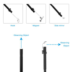 F220 5.5mm HD 5.0MP WIFI Endoscope Inspection Camera with 6 LEDs, Length: 5m, Length: 5m