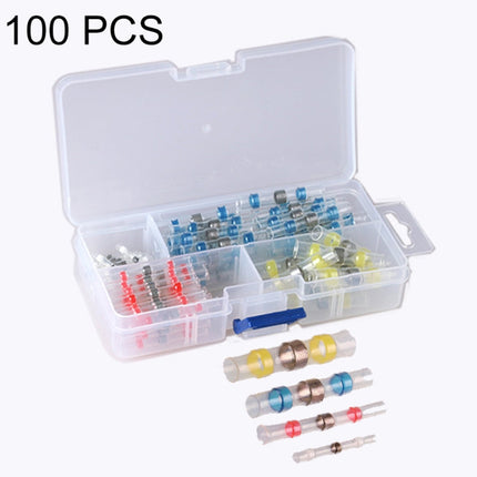 100 PCS / Box Professional Water Resistant Solder Ring Heat-shrinkable Tube, 100 PCS / Set