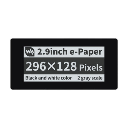 Waveshare 2.9 inch 296 x 128 Pixel Touch Black / White e-Paper Module for Raspberry Pi Pico, SPI Interface, 20051