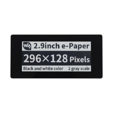 Waveshare 2.9 inch 296 x 128 Pixel 5-Points Capacitive Touch Black / White E-Paper E-Ink Display HAT for Raspberry Pi Pico, SPI Interface, 19967