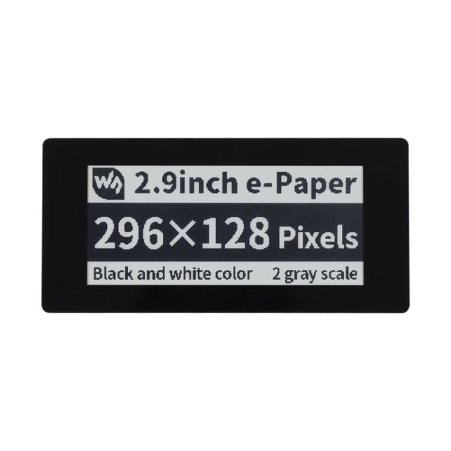 Waveshare 2.9 inch 296 x 128 Pixel 5-Points Capacitive Touch Black / White E-Paper E-Ink Display HAT for Raspberry Pi Pico, SPI Interface, 19967
