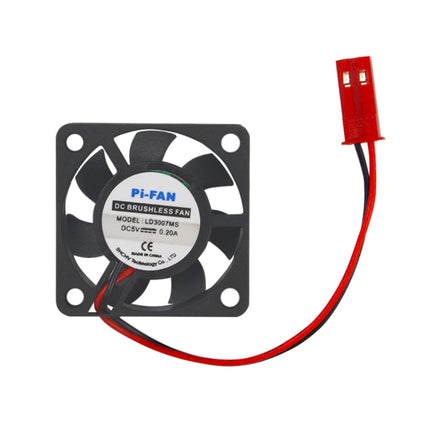 DC 5V 0.2A Mini Computer Case Cooler Cooling Fan with Screws Parts for Raspberry Pi 3B / 2B / B+, Size: 30x30x8mm