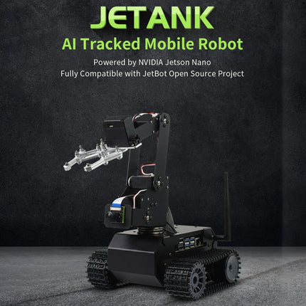 Waveshare JETANK AI Tracked Mobile Robot Kit, Based on Jetson Nano, EU Plug, Waveshare JETANK AI