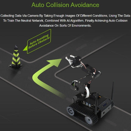 Waveshare JETANK AI Tracked Mobile Robot Kit, Based on Jetson Nano, EU Plug, Waveshare JETANK AI