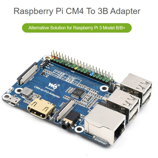 Raspberry Pi CM4 To 3B Adapter for Raspberry Pi 3 Model B/B+, Pi CM4 To 3B