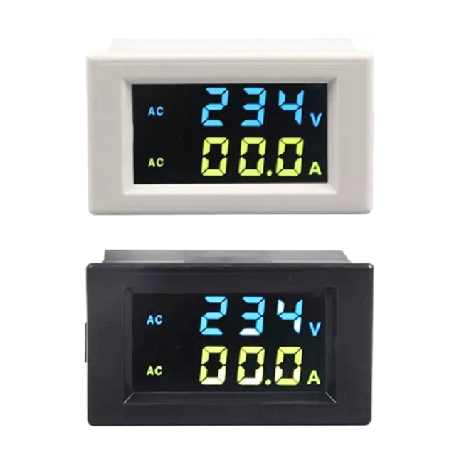 D85-2042A 110V 220V 380V 100A Digital AC Voltmeter Ammeter Current Amps Volt Meter LCD Panel Monitor