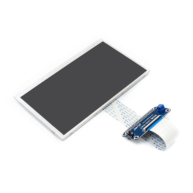 WAVESHARE 7inch LCD IPS 1024x600 Display for Raspberry Pi,DPI Interface, 7inch LCD IPS