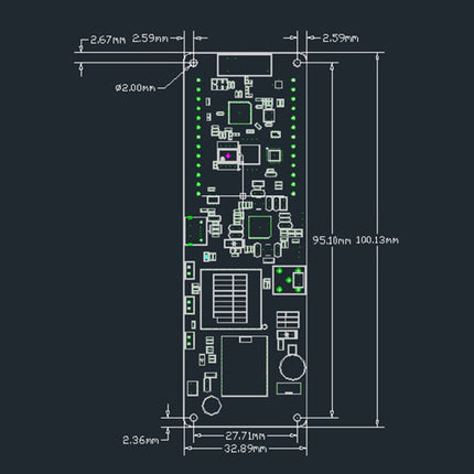 TTGO Meshtastic T-Beam V1.1 ESP32 923MHz OLED WiFi Bluetooth GPS NEO-6M SMA 18650 Battery Holder, 923MHZ OLED