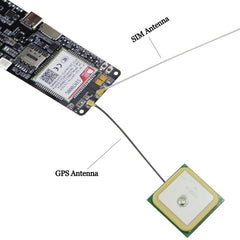 TTGO T-SIM7000G ESP32 WiFi Bluetooth 18560 Battery Holder Solar Charge Module Development Board, T-SIM7000G