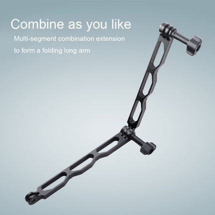 Aluminum Extension Arm Grip Extenter for GoPro, Insta360, DJI and Other Action Cameras