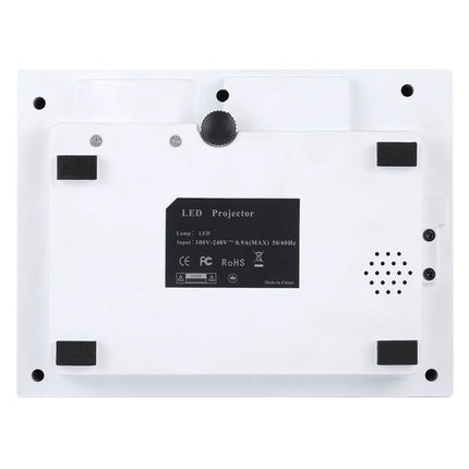 UC68 1200 Lumens HD 800 x 480 Digital LED Projector with Remote Control, Support USB / SD / VGA / HDMI