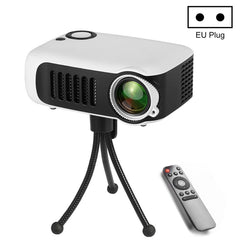 A2000 Portable Projector 800 Lumen LCD Home Theater Video Projector, Support 1080P, EU Plug, EU Plug