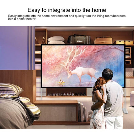 Outdoor Bracket Folding Polyester Projector Film Curtain, Size: 100 inch (16:9), Size: 100 inch