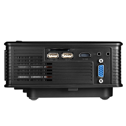 LY-50 1800 Lumens 1280x800 Home Theater LED Projector with Remote Control, Support AV & USB & VGA & HDMI, LY-50