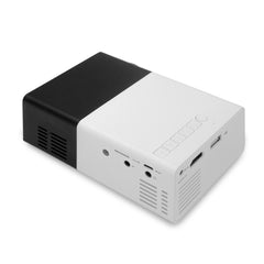 YG300 400LM Portable Mini Home Theater LED Projector with Remote Controller, Support HDMI, AV, SD, USB Interfaces