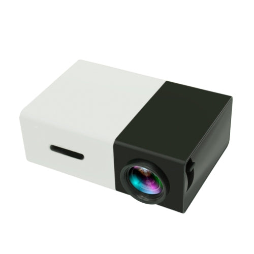 YG300 400LM Portable Mini Home Theater LED Projector with Remote Controller, Support HDMI, AV, SD, USB Interfaces