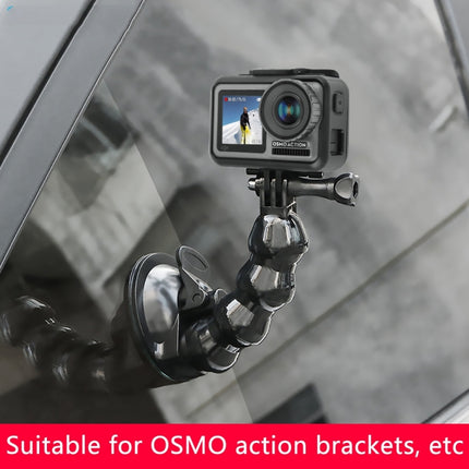 Suction Cup Jaws Flex Clamp Mount for GoPro, Insta360, DJI and Other Action Cameras