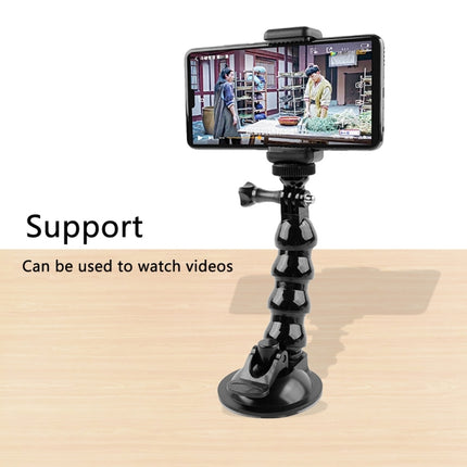 Suction Cup Jaws Flex Clamp Mount for GoPro, Insta360, DJI and Other Action Cameras