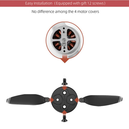4 PCS Sunnylife Motor Metal Protection Cover for DJI Mavic Mini 1 / Mini 4K / DJI Mini 2 SE