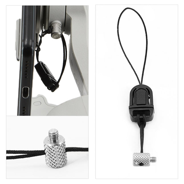 STARTRC Phone Holder Clip Anti-lost Rope Strap Anti-drop for DJI OM4 / Osmo Mobile 3