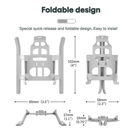 STARTRC Folding Anti-fall Anti-dirt Heightened Landing Gear Training Rack for DJI Mini 3 Pro