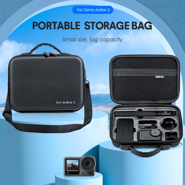 For DJI Osmo Action 3 STARTRC Camera and  Accessories Storage Case Bag