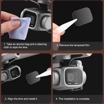 For DJI Mavic Air 2 Explosion-proof Tempered Glass Drone Lens Film