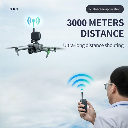 STARTRC Drone Megaphone Wireless Portable Speaker 3KM Control for DJI Mavic / Air / Mini Series, 3KM Control