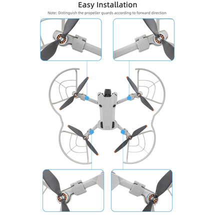 For DJI Mini 4 Pro Sunnylife N4P-KC712 Drone Propeller Protective Guard Anti-collision Ring, For DJI Mini 4 Pro