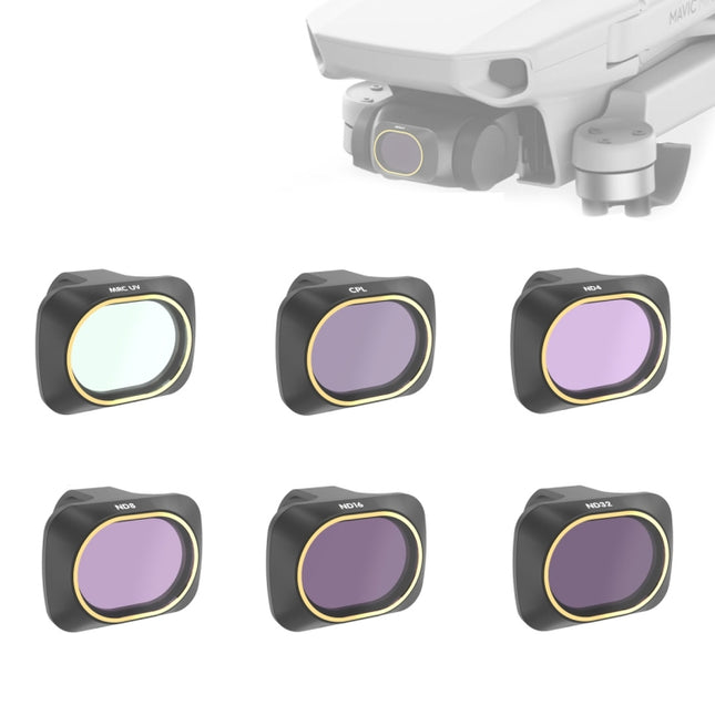 JSR Drone 6 in 1 UV+CPL+ND4+ND8+ND16+ND32 Lens Filter for DJI MAVIC mini, UV+CPL+ND4+ND8+ND16+ND32