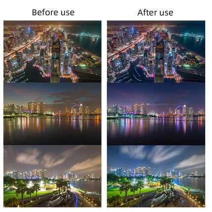 JSR Drone 8 in 1 UV+CPL+ND8+ND16+ND32+ND64+NIGHT+STAR Lens Filter for DJI MAVIC Air 2, 8 in 1 Filter