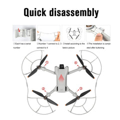 For DJI Mini 4 STARTRC Drone Propeller Protective Guard Anti-collision Ring, For DJI Mini 4 Pro