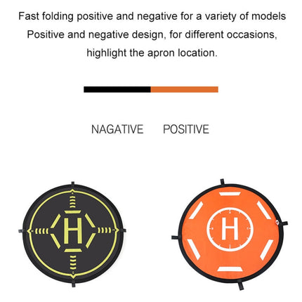 STARTRC RC Drone Quadcopter Portable Parking Apron Fast-fold Landing Parking Pad for DJI Mavic Mini / Mavic Air 2, Diameter: 56cm, Diameter: 56cm