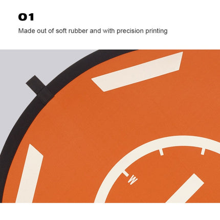 STARTRC RC Drone Quadcopter Portable Parking Apron Fast-fold Landing Parking Pad for DJI Mavic Mini / Mavic Air 2, Diameter: 56cm, Diameter: 56cm