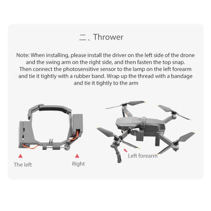 For DJI Mavic Pro Air-Dropping System Thrower Parabolic