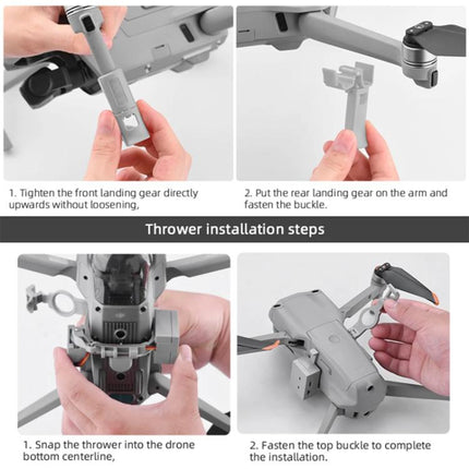 For DJI Mavic Air 2 / Air 2S Air-Dropping System Thrower Parabolic