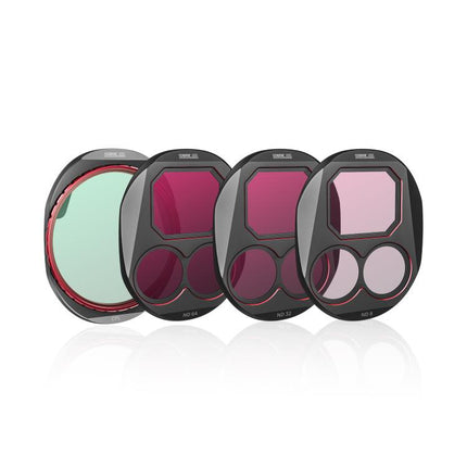 For DJI Mavic 4 Pro STARTRC 4 in 1 CPL ND8 ND32 ND64 Lens Filter Kit, CPL ND8 ND32 ND64