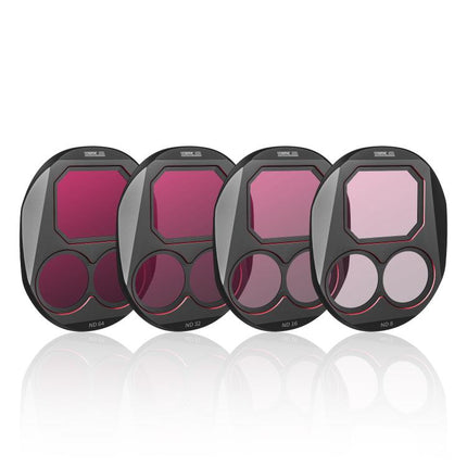 For DJI Mavic 4 Pro STARTRC 4 in 1 ND8 ND16 ND32 ND64 Lens Filter Kit, ND8 ND16 ND32 ND64