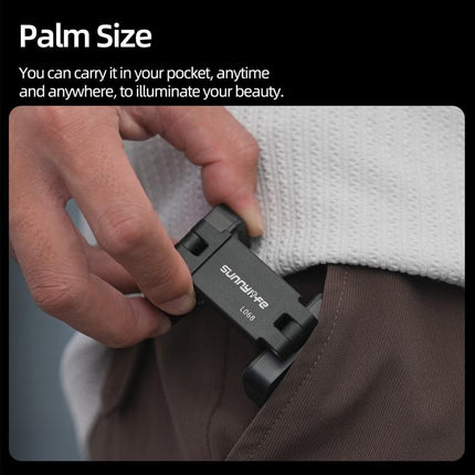 For DJI Osmo Pocket 3 Sunnylife Adjustable LED Video Light Quick-Release Fill Light Tri-Color Dimmable Portable Fill Lamp